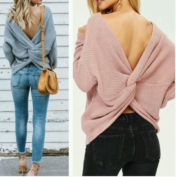 other Sweaters - 🍂🍁Beautiful twist back sweaters